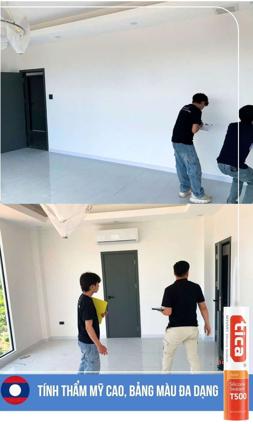 Công trình sử dụng Tica T500 tại Lào