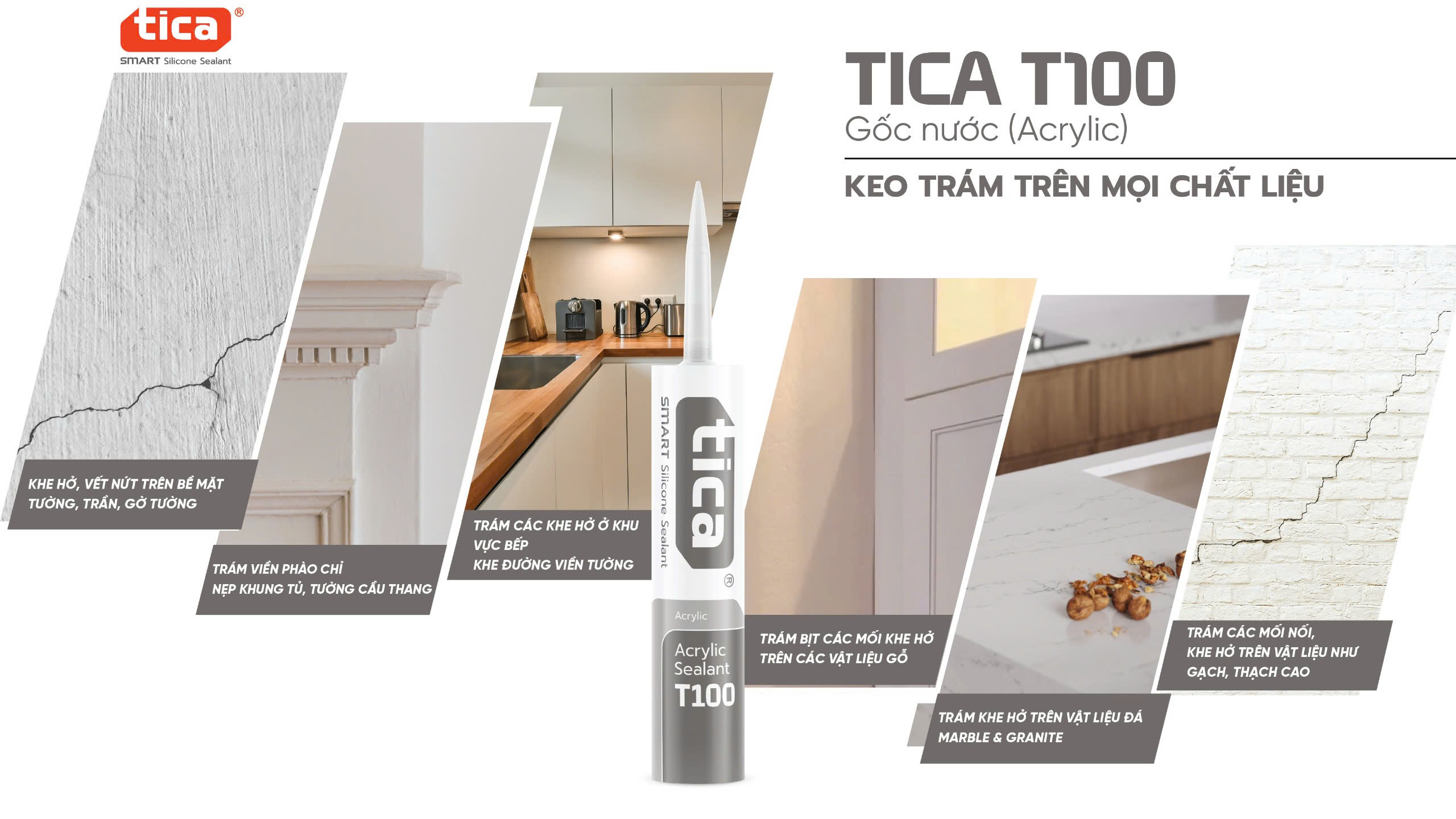 ứng dụng acrylic gốc nước