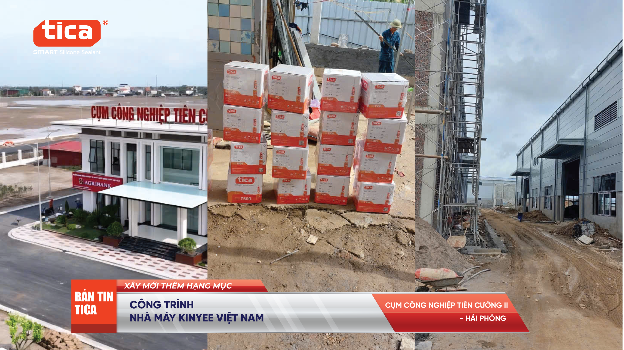 Tica gắn kết - Nhà máy Kinyee