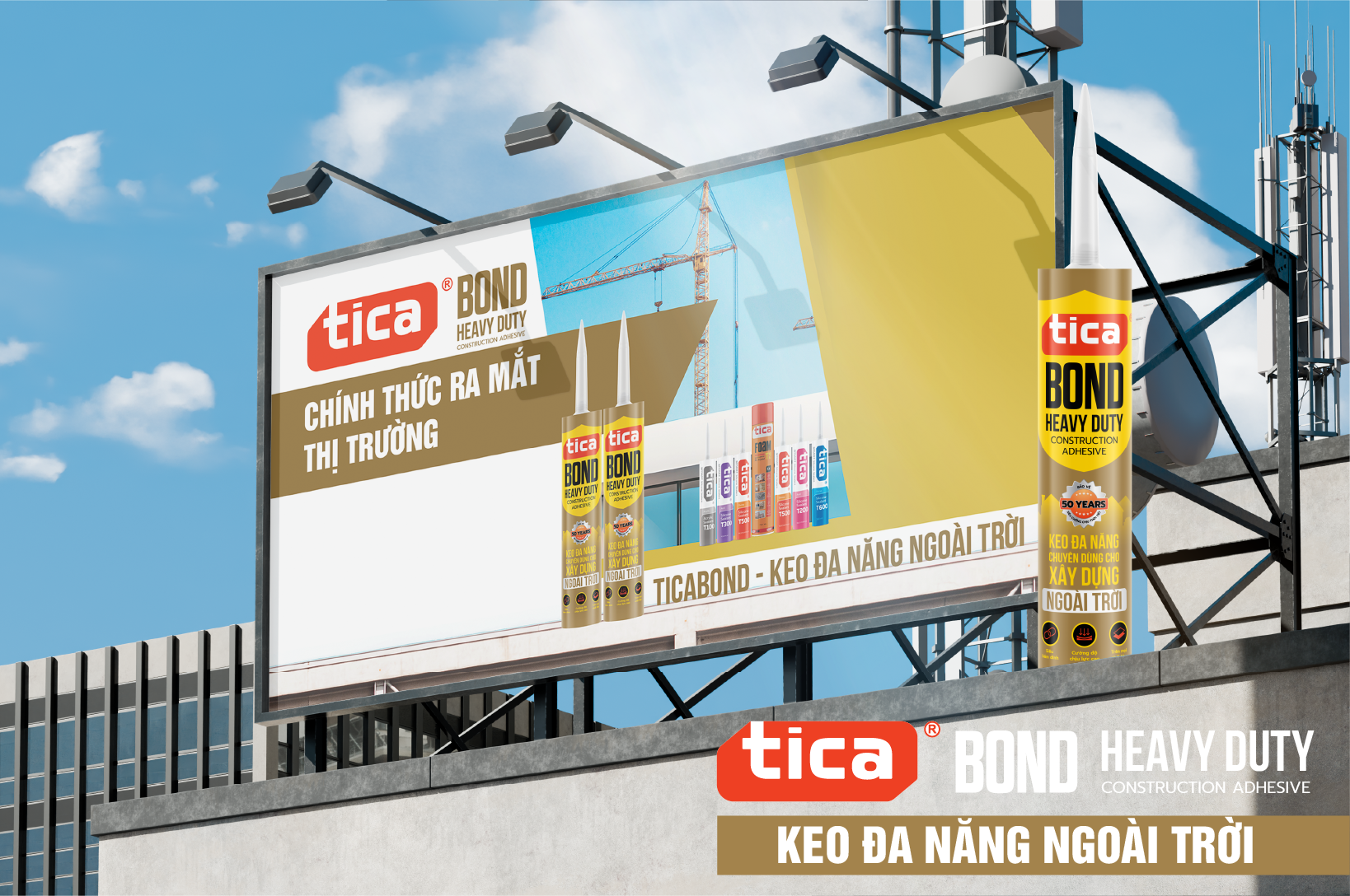 TICABOND CHÍNH THỨC RA MẮT THỊ TRƯỜNG – GIẢI PHÁP KEO ĐA NĂNG NGOÀI TRỜI THẾ HỆ MỚI