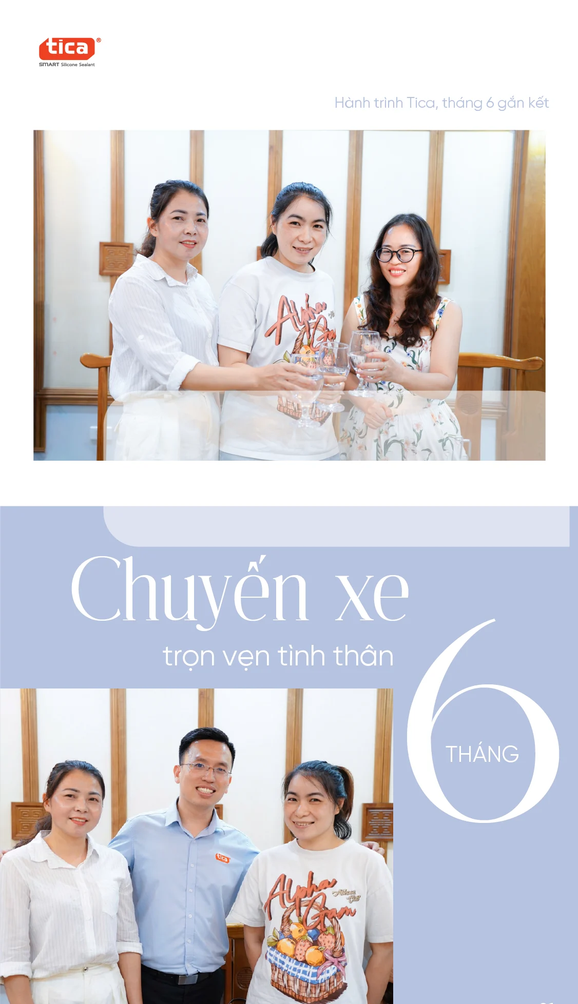 CHUYẾN XE THÁNG 6, TRỌN VẸN TÌNH THÂN – HÀNH TRÌNH TRI ÂN VÀ KẾT NỐI CÙNG NHÀ PHÂN PHỐI TICA TẠI BẮC GIANG